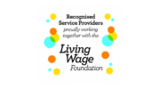 NuServe Living Wage service provider logo.