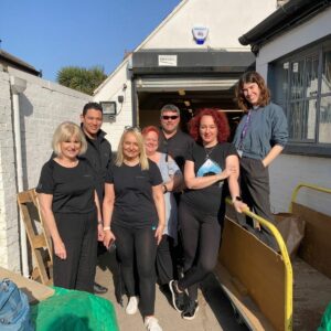 NuServe volunteered at the Royal Trinity Hospice's depot.